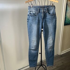 Lucky Brand Mid Rise Skinny Eva Blue Denim Jeans Size 27